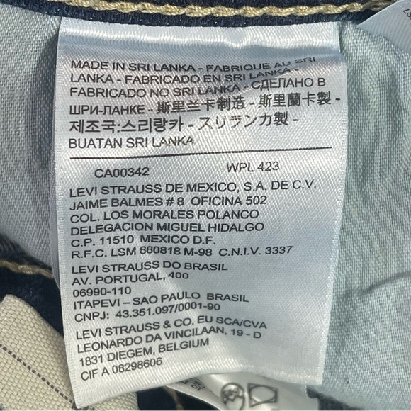 Levi Strauss Low Rise Denim Leggings 26x30 - Picture 6 of 9